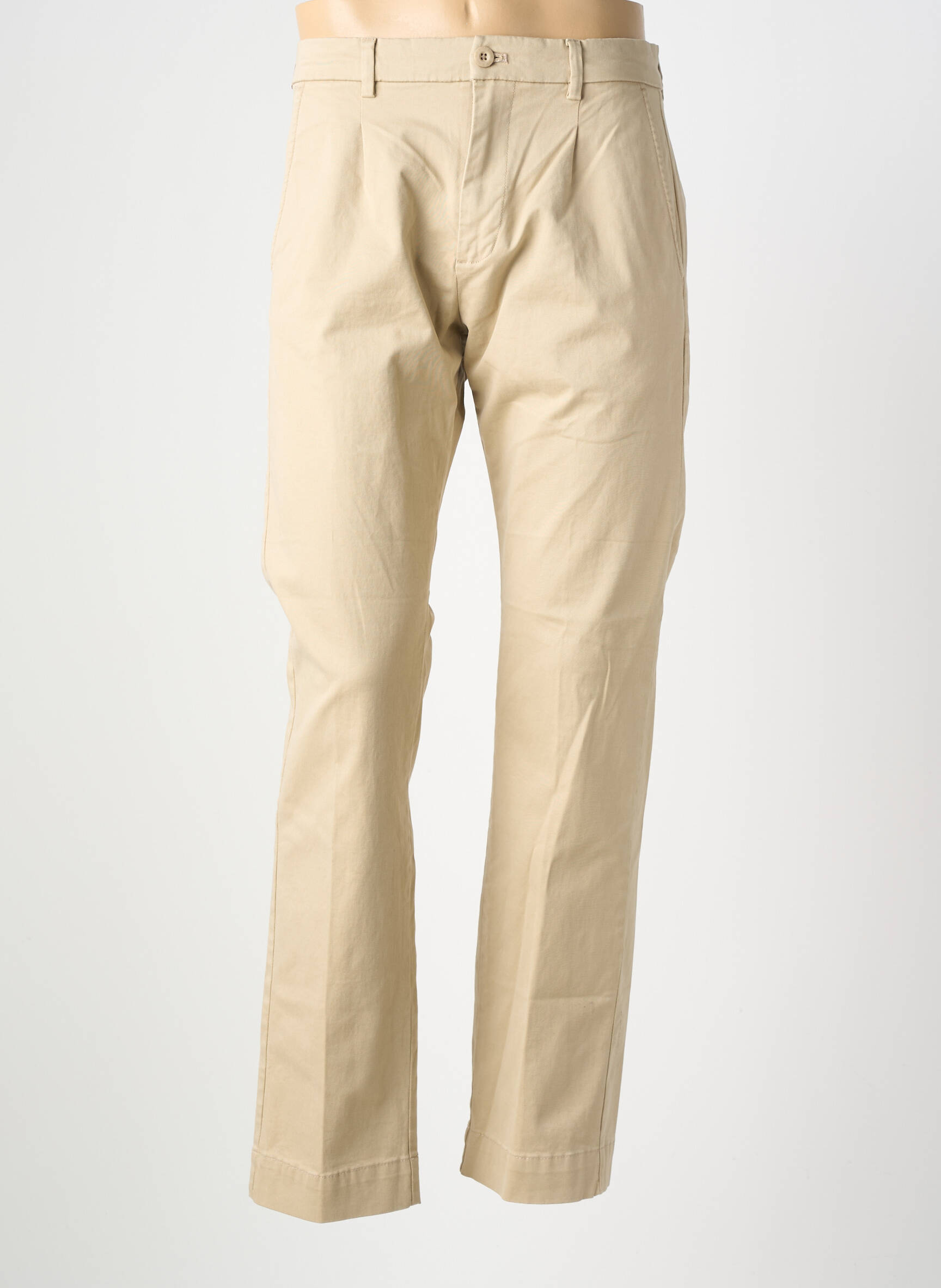 Pantalon chino elasticitate mărime normală bej U.S. POLO ASSN bărbat