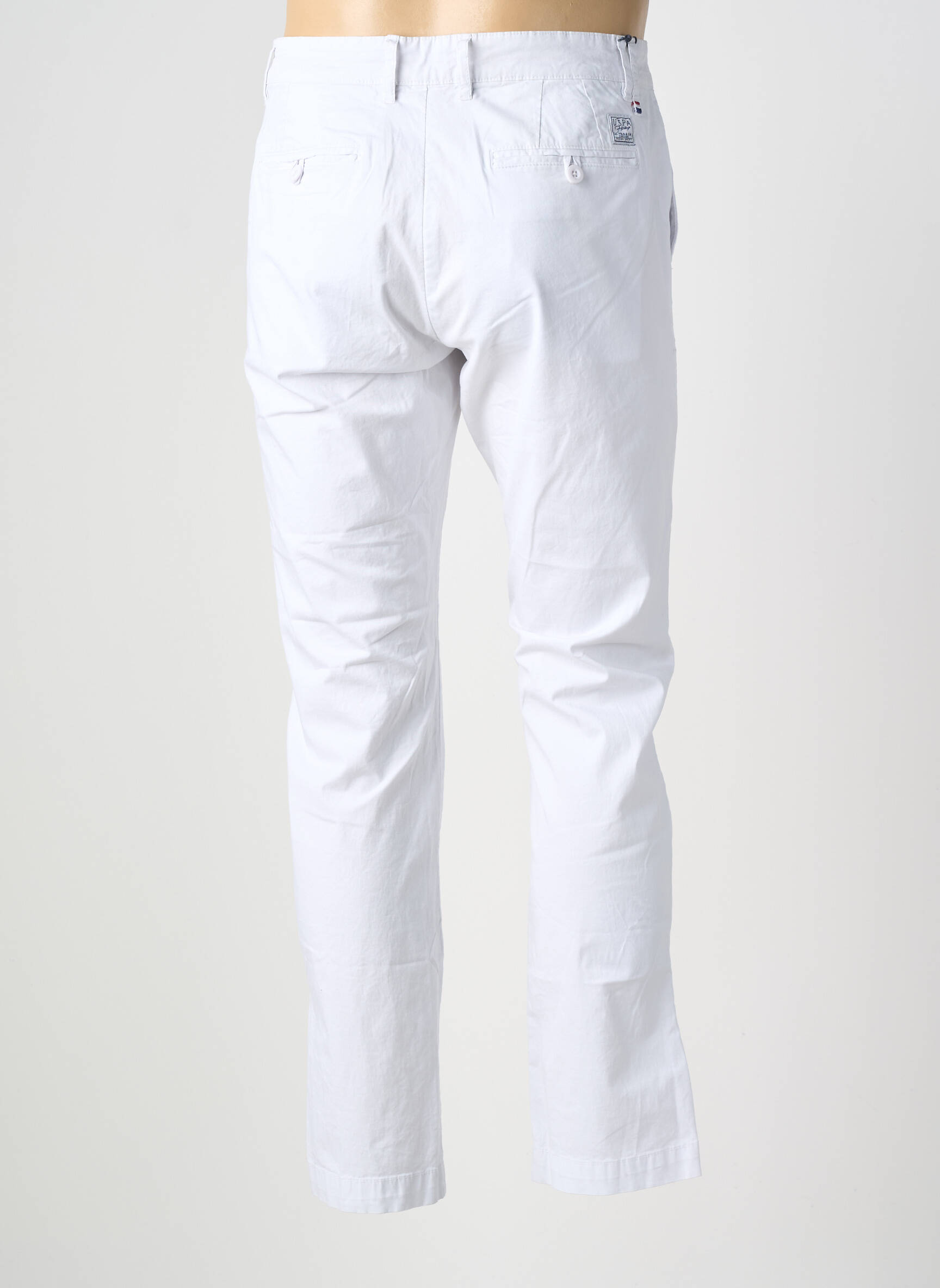 Pantalon chino elasticitate mărime normală alb U.S. POLO ASSN bărbat
