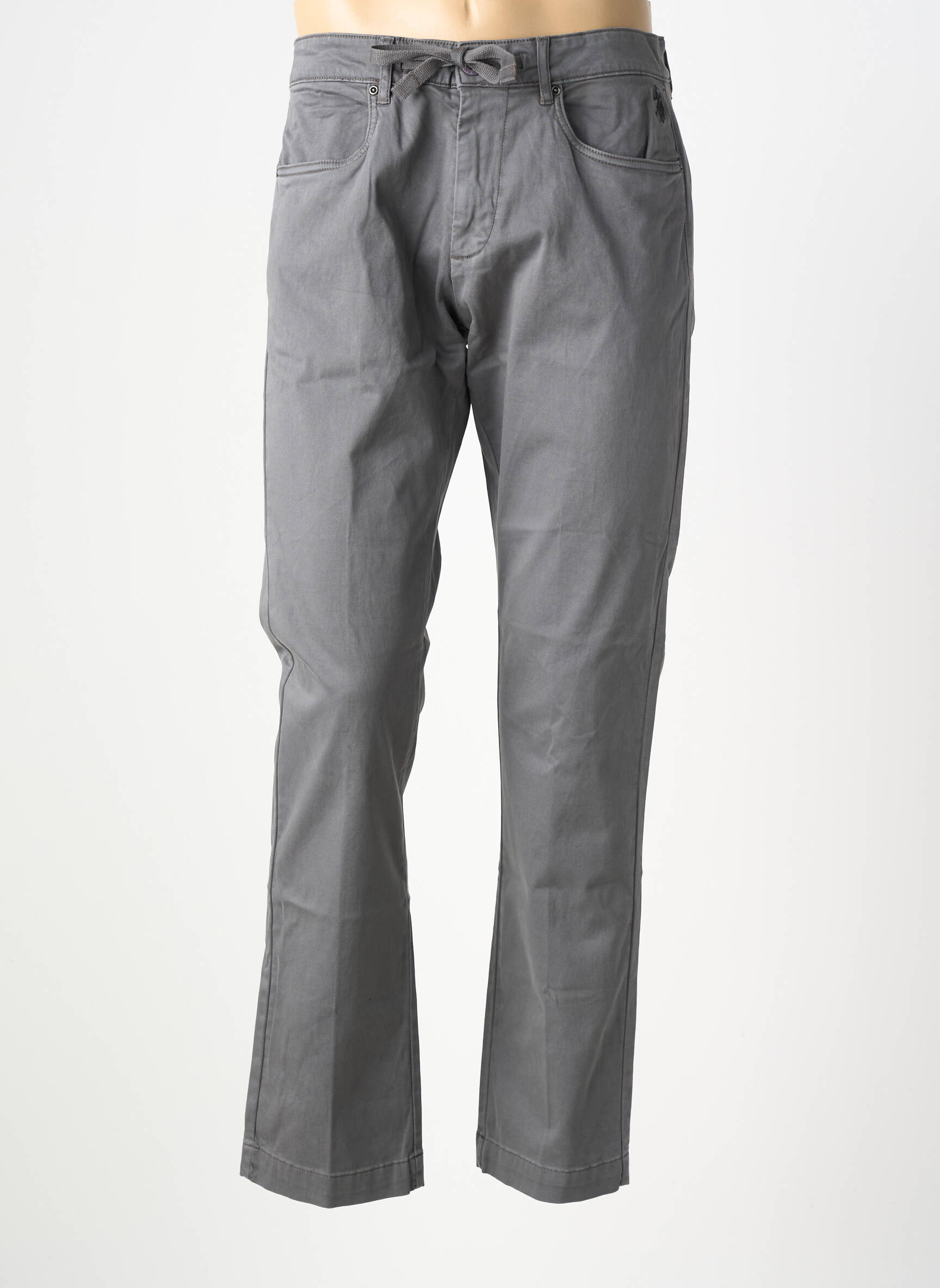 Pantalon chino elasticitate mărime normală gri U.S. POLO ASSN bărbat