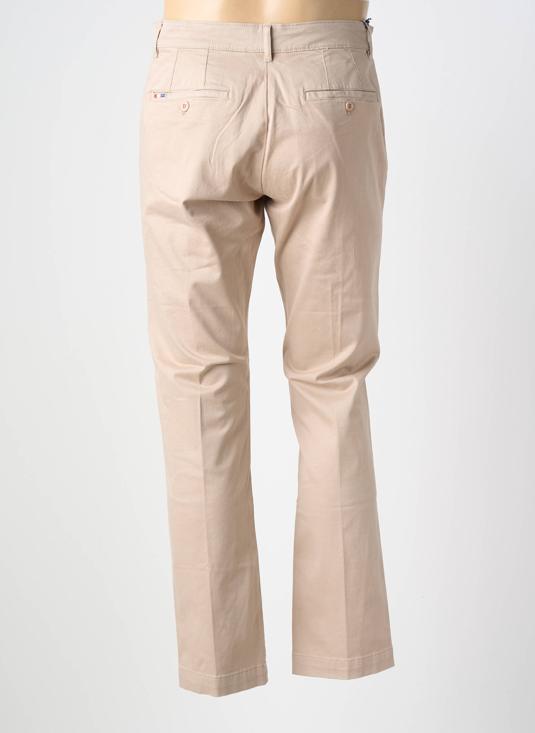 Pantalon chino elasticitate mărime normală bej U.S. POLO ASSN bărbat