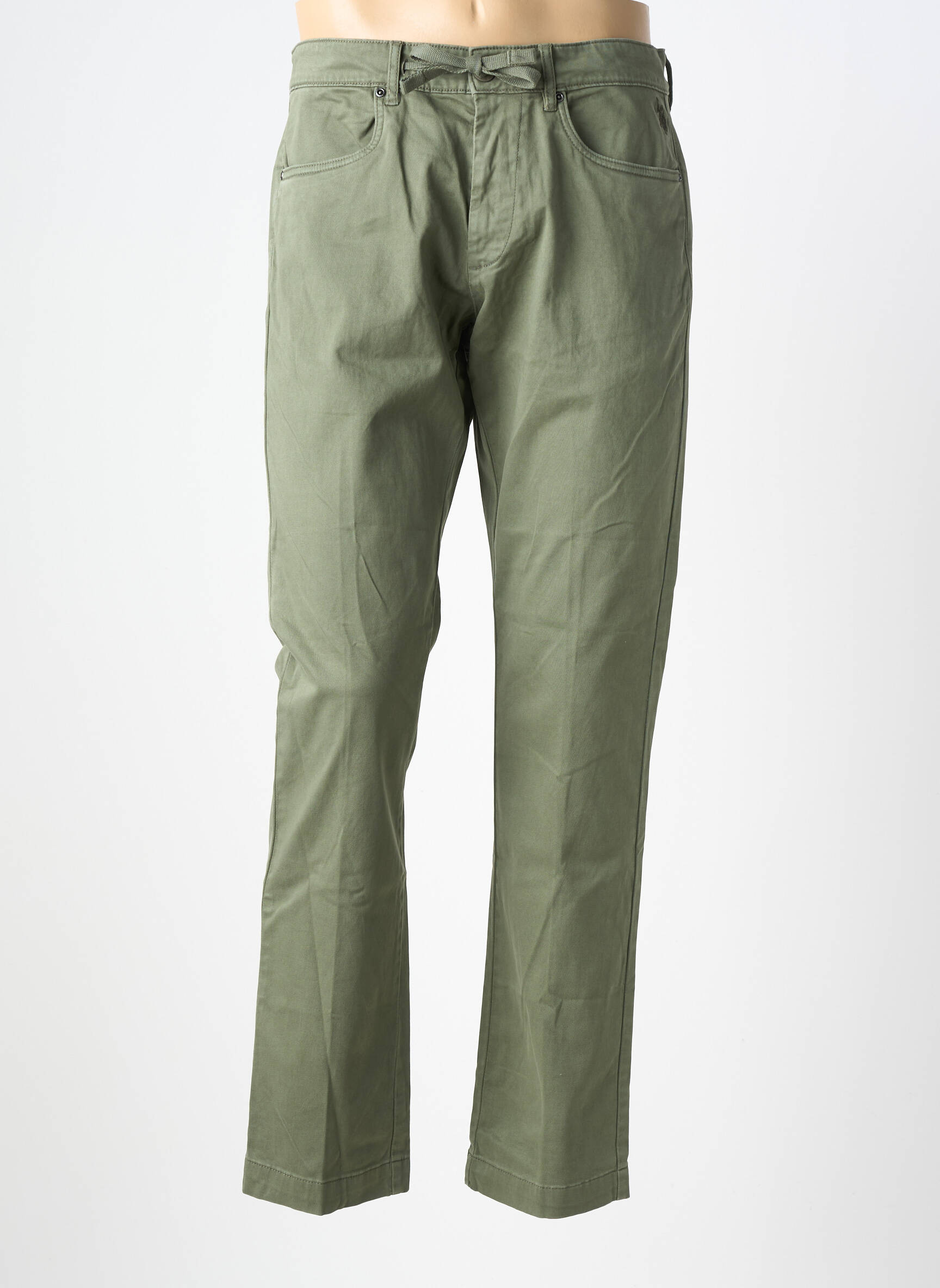 Pantalon chino elasticitate mărime normală verde U.S. POLO ASSN bărbat