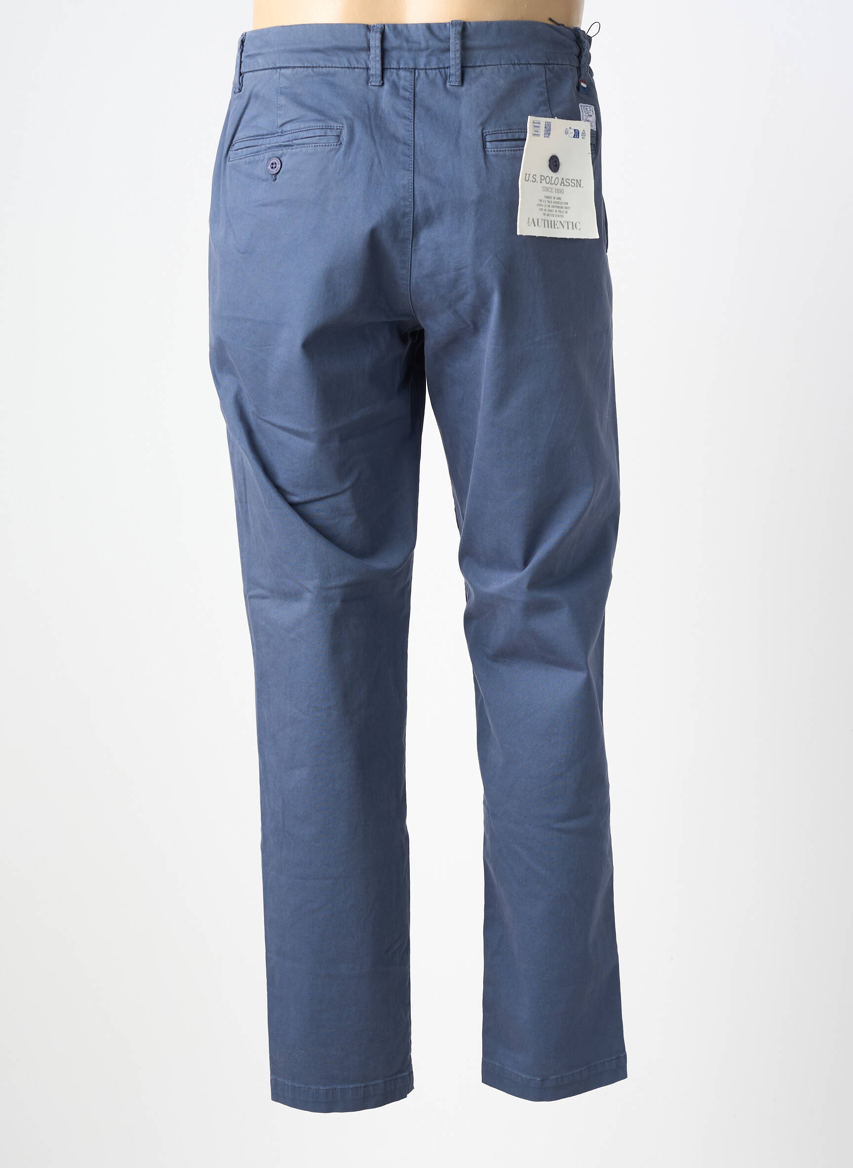 Pantalon chino elasticitate mărime normală albastru U.S. POLO ASSN bărbat