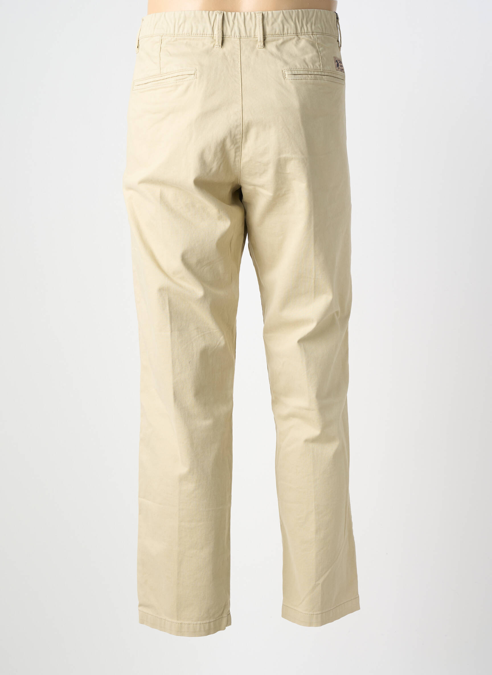 Pantalon chino țesătură poplin mărime normală verde U.S. POLO ASSN bărbat