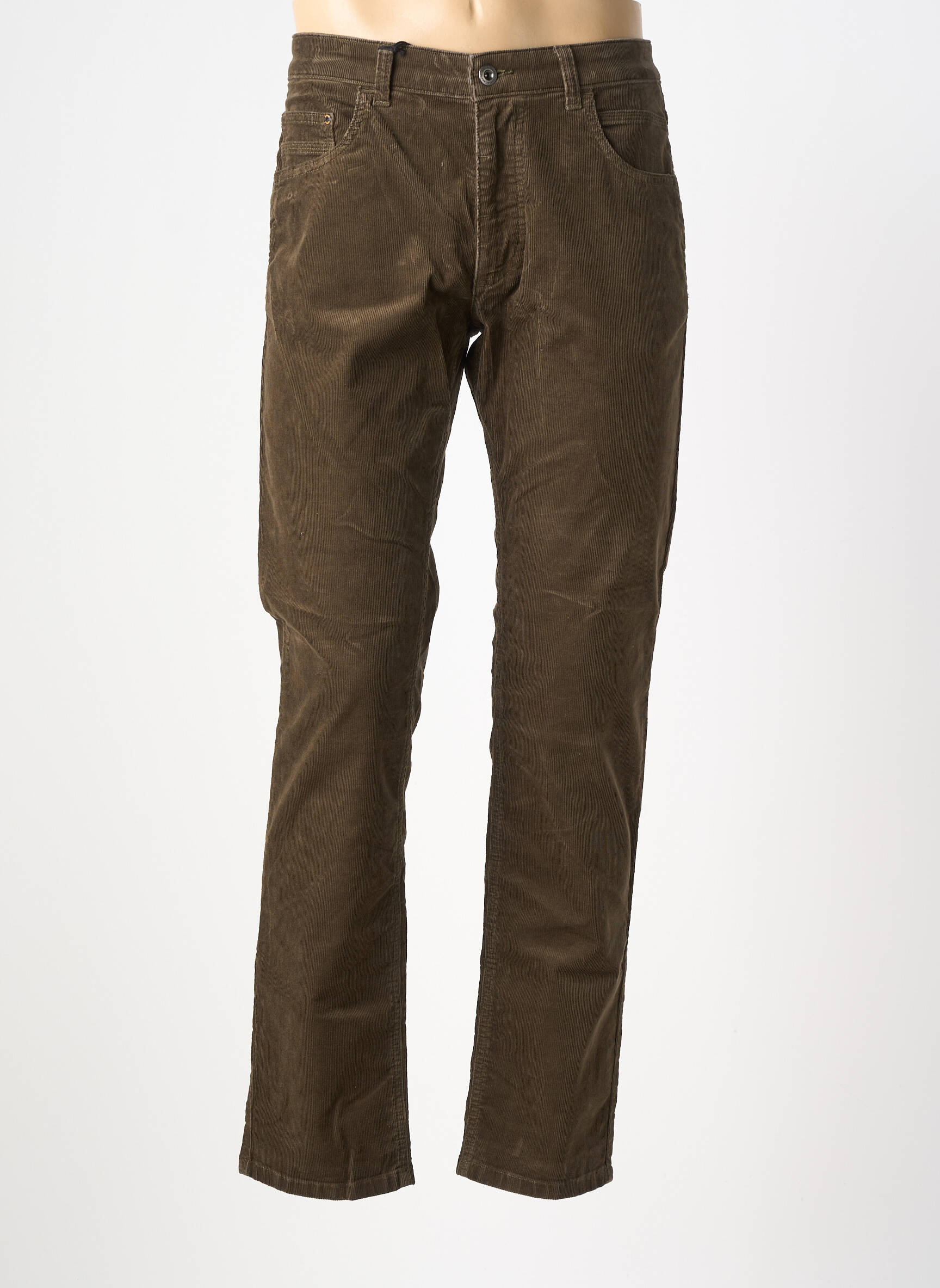 Pantalon slim țesătură catifea mărime normală verde CAMEL ACTIVE bărbat