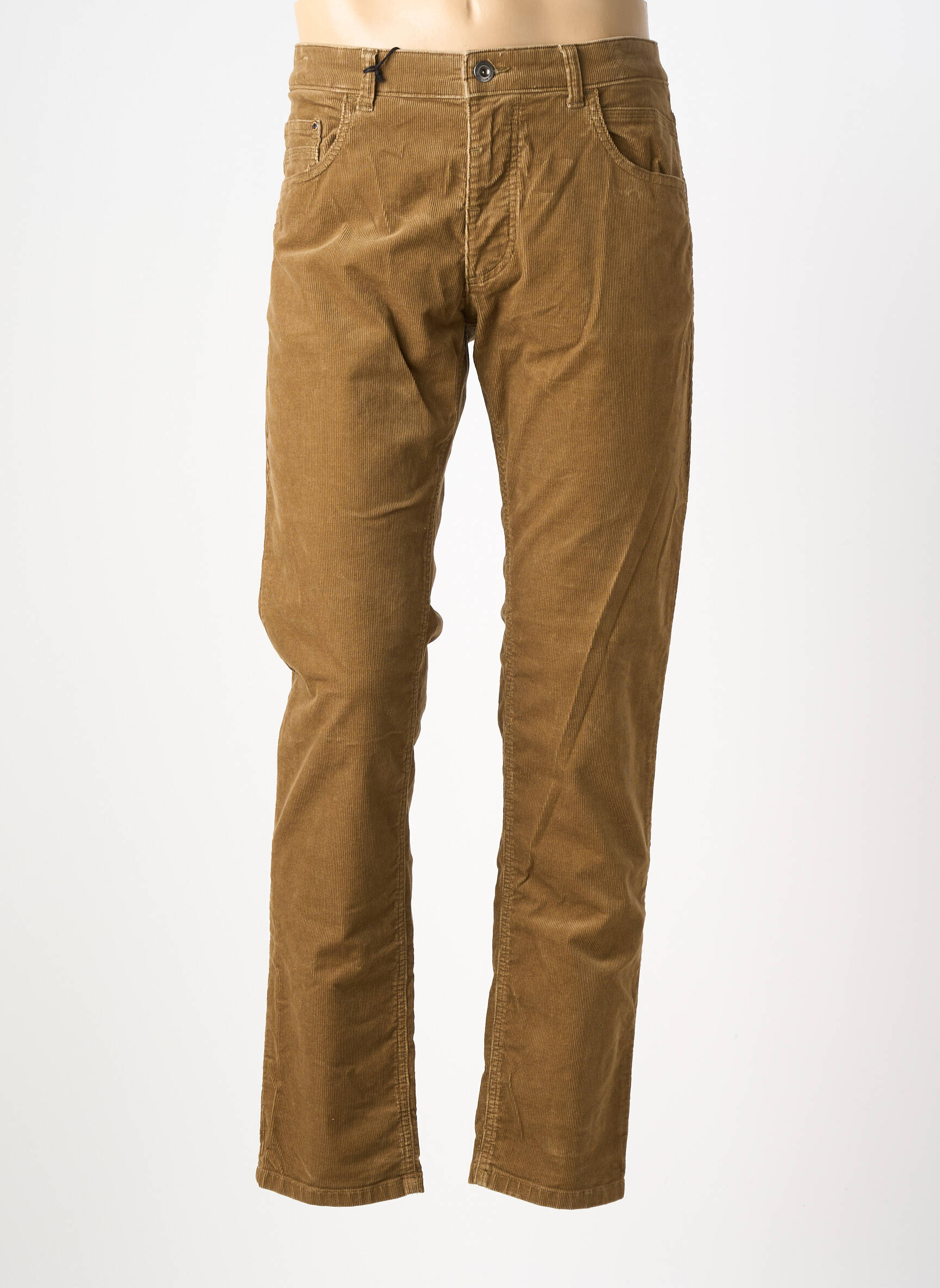 Pantalon slim țesătură catifea mărime normală maro CAMEL ACTIVE bărbat