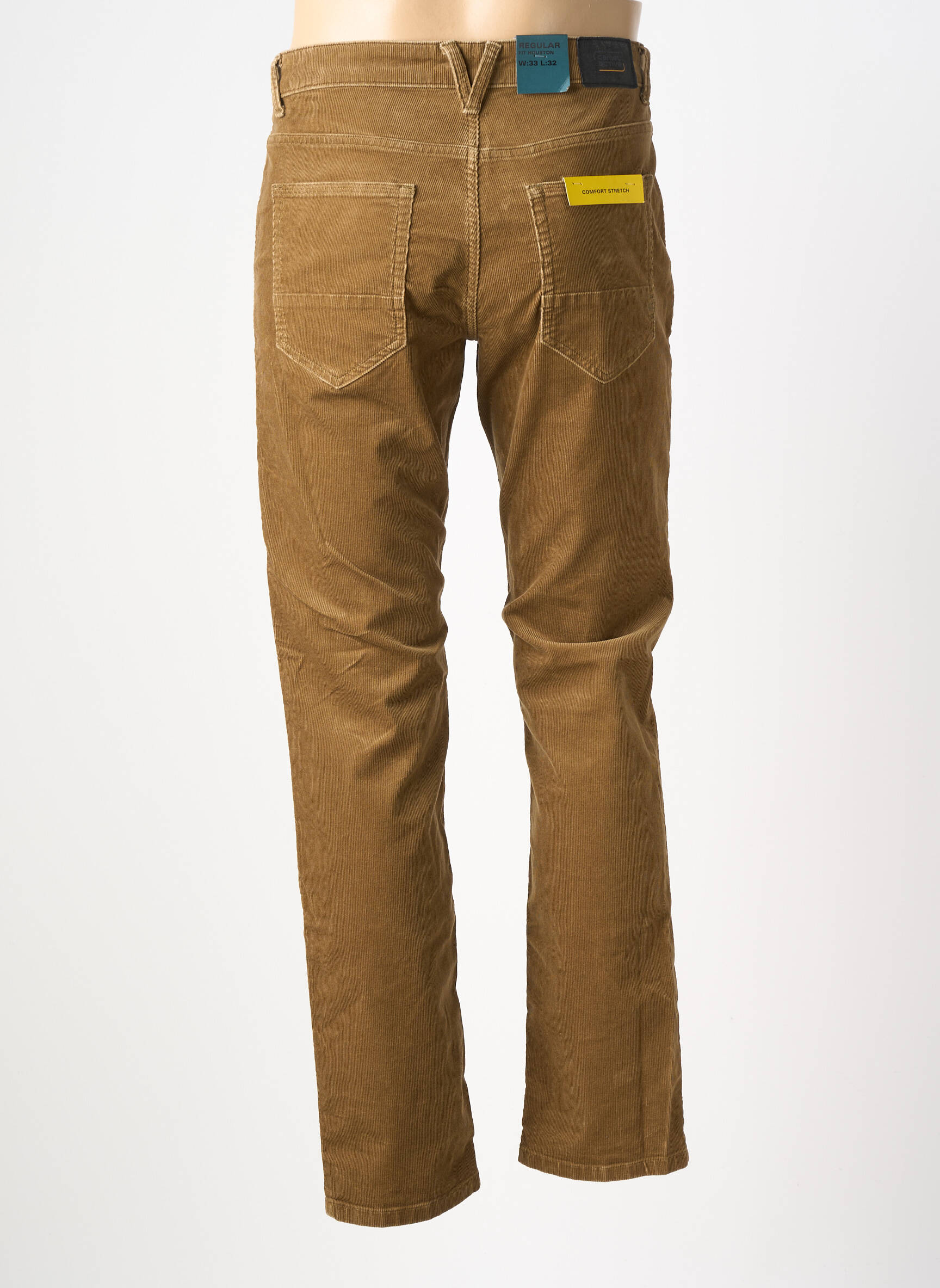 Pantalon slim țesătură catifea mărime normală maro CAMEL ACTIVE bărbat
