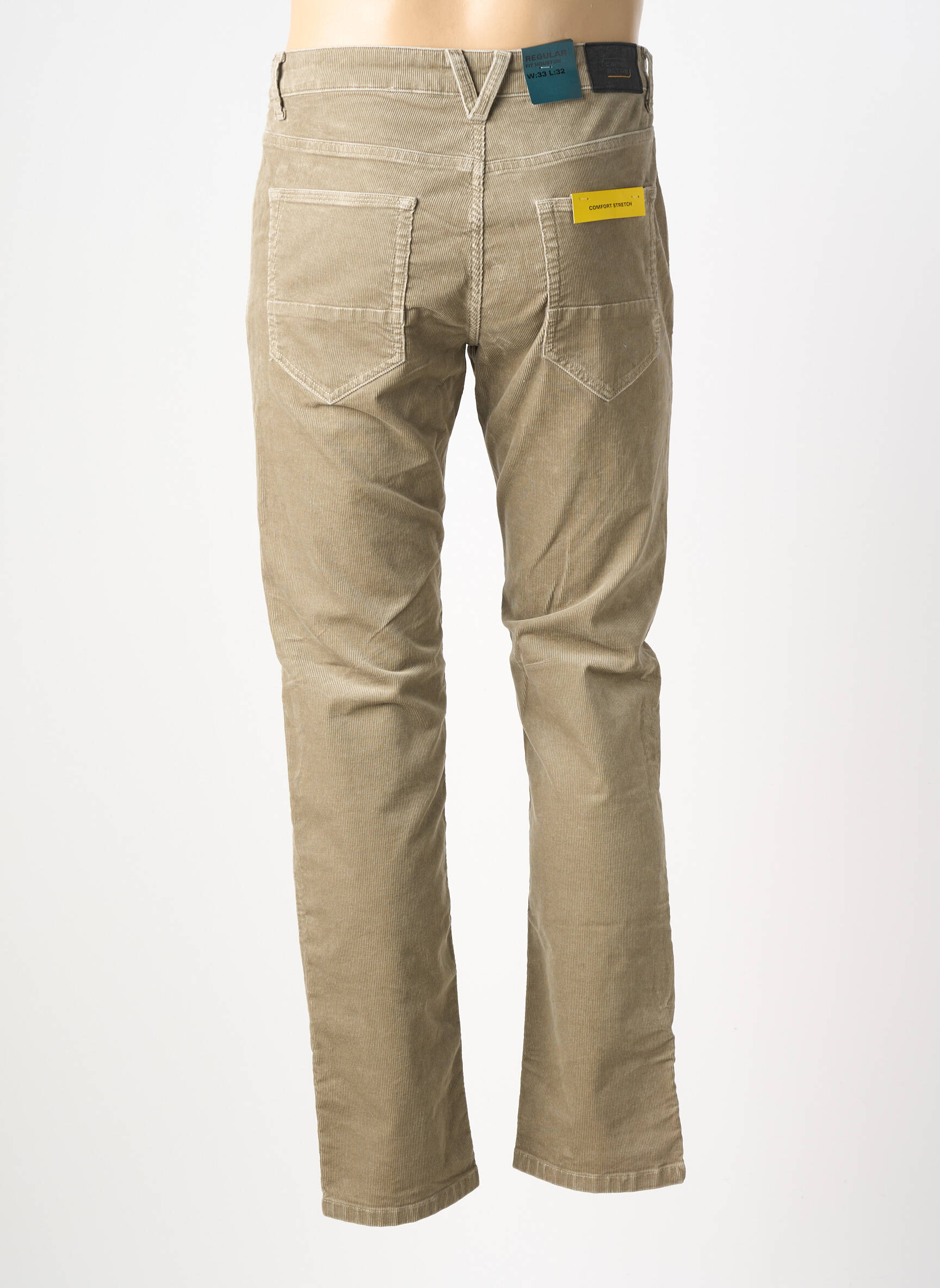 Pantalon slim țesătură catifea mărime normală gri CAMEL ACTIVE bărbat