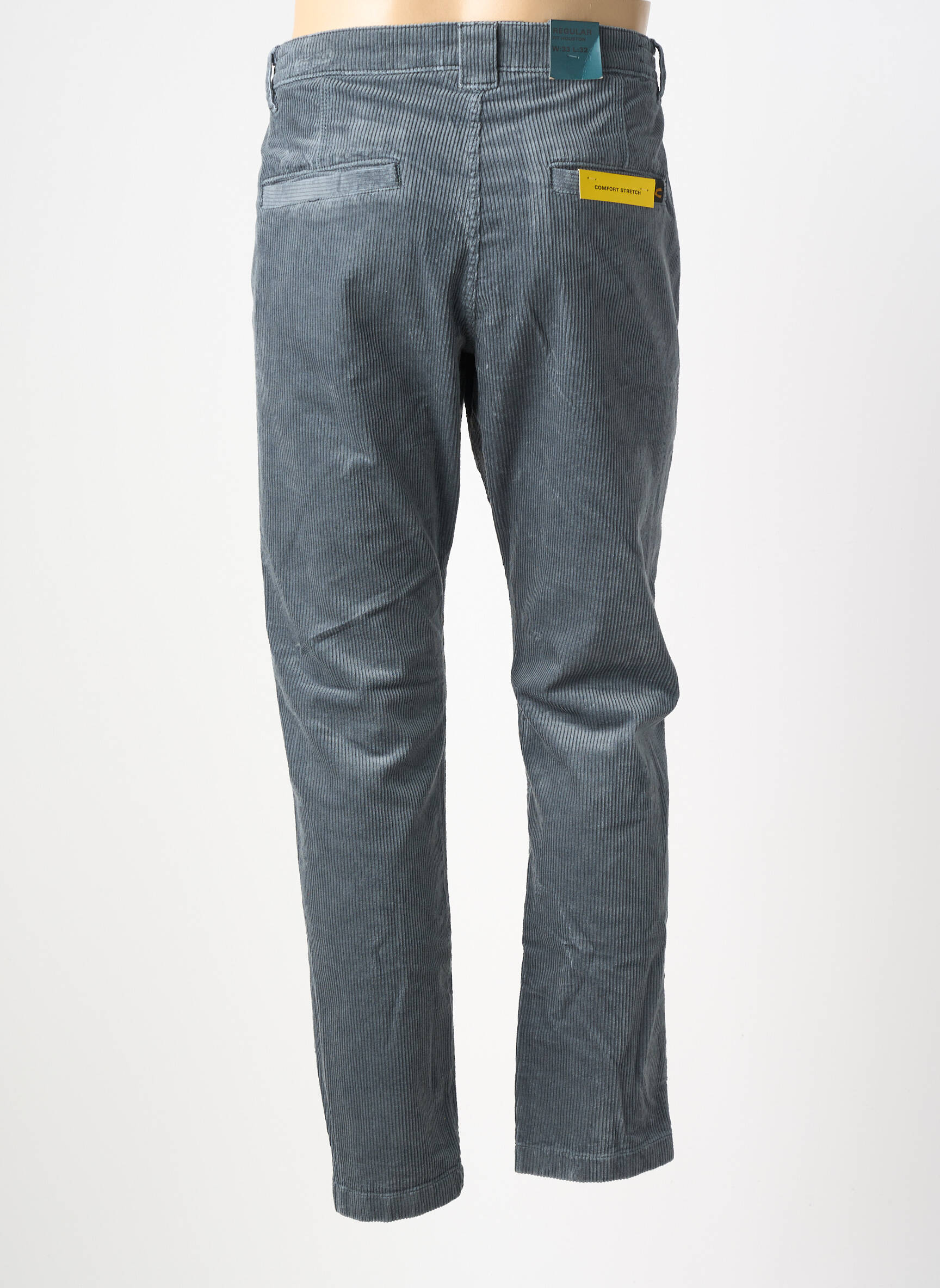 Pantalon chino elasticitate mărime normală gri CAMEL ACTIVE bărbat