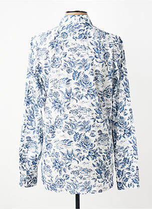 Cămașă cu mâneci lungi croială cambrată albastru XACUS bărbat