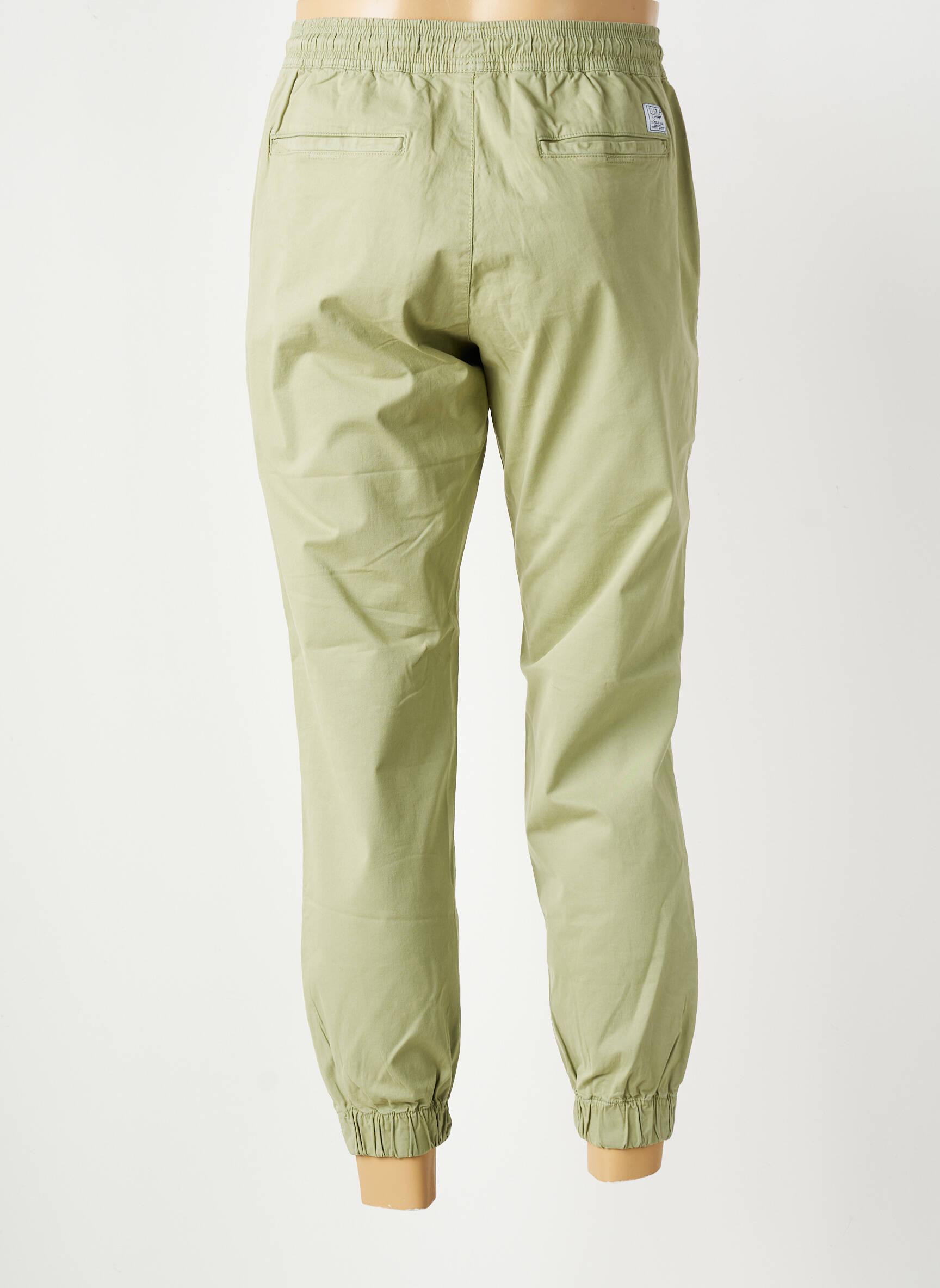 Pantalon 7/8 țesătură poplin mărime normală verde U.S. POLO ASSN bărbat