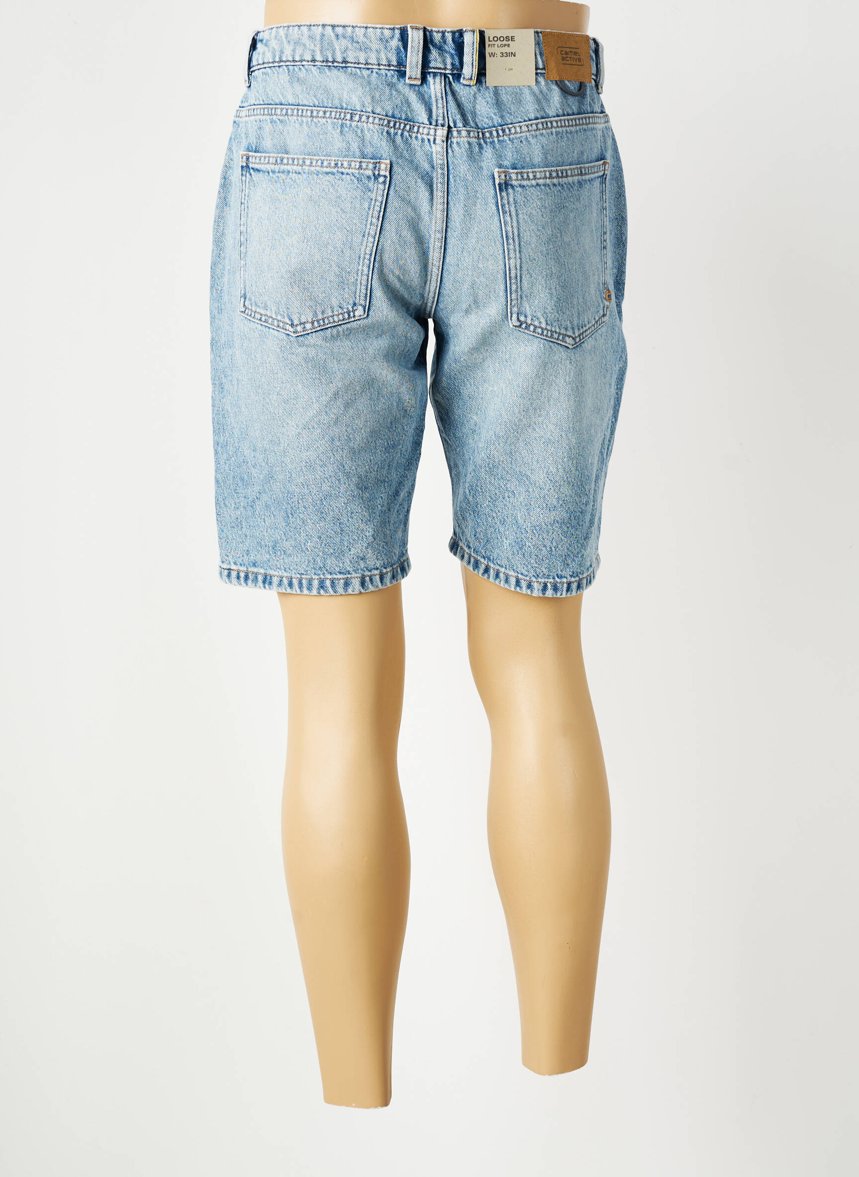 Bermudă țesătură denim mărime normală albastru deschis CAMEL ACTIVE bărbat