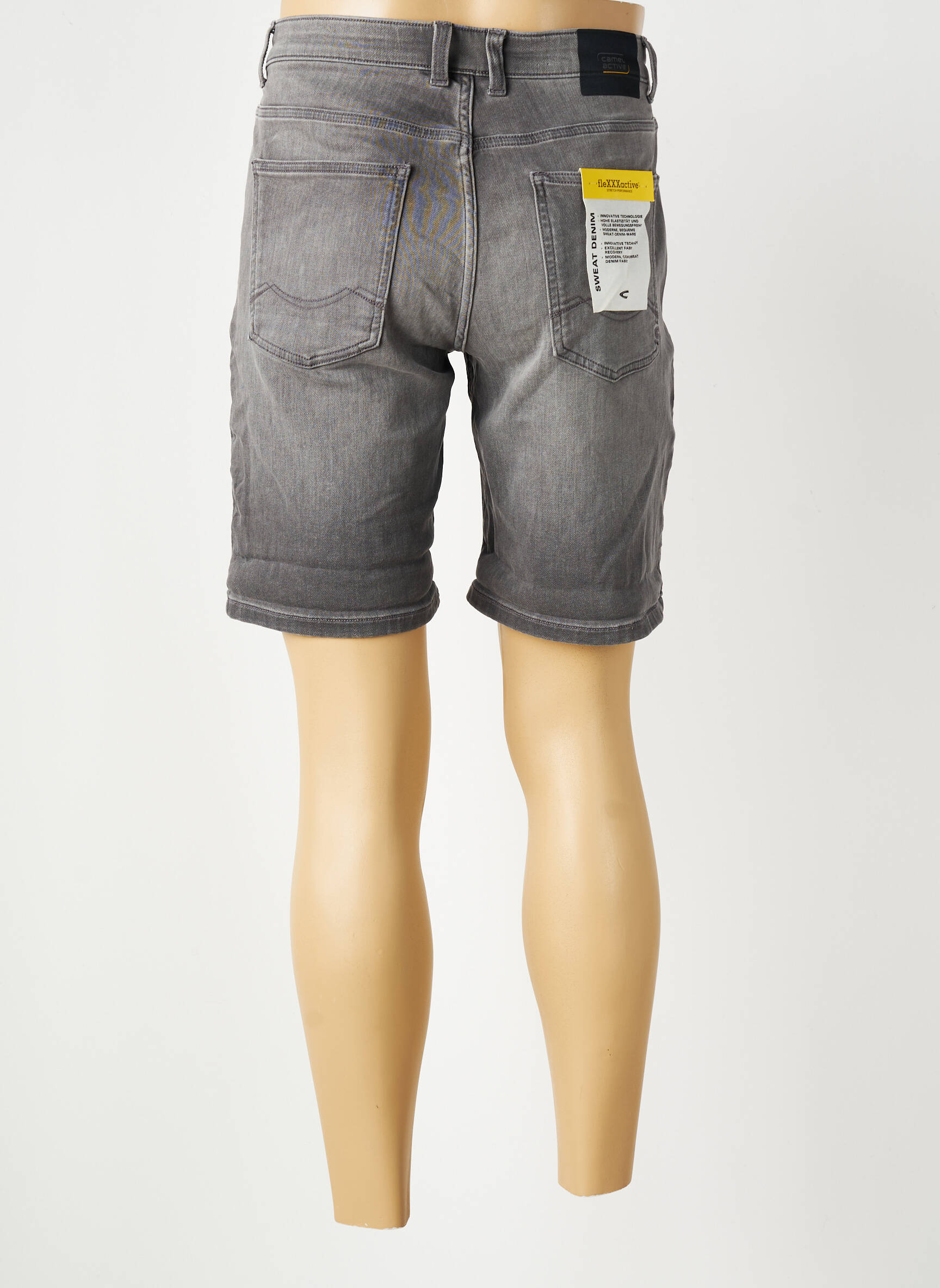 Bermudă țesătură denim mărime normală gri CAMEL ACTIVE bărbat