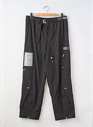 Pantalon cargo talie elastică mărime normală negru AVIREX bărbat