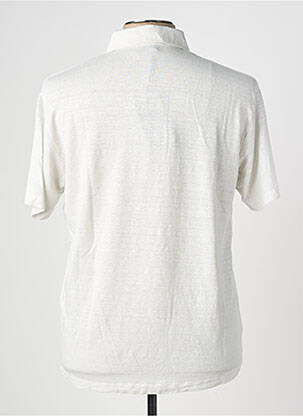 Polo țesătură jersey mâneci scurte gri WOOL & CO bărbat