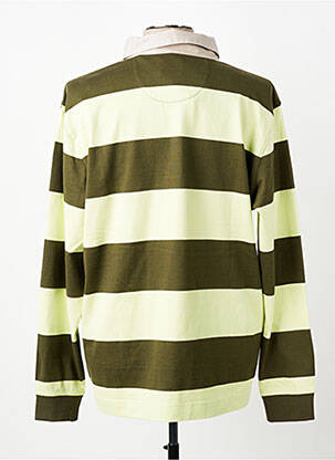 Polo mâneci lungi mâneci lungi verde FYNCH-HATTON bărbat