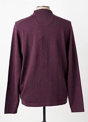 Pulover elasticitate mâneci lungi violet FYNCH-HATTON bărbat