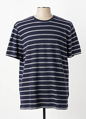 Tricou croială cambrată mâneci scurte albastru FYNCH-HATTON bărbat