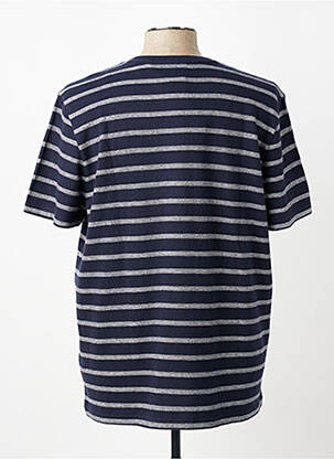 Tricou croială cambrată mâneci scurte albastru FYNCH-HATTON bărbat
