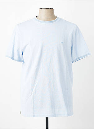 Tricou broderie mâneci scurte albastru FYNCH-HATTON bărbat