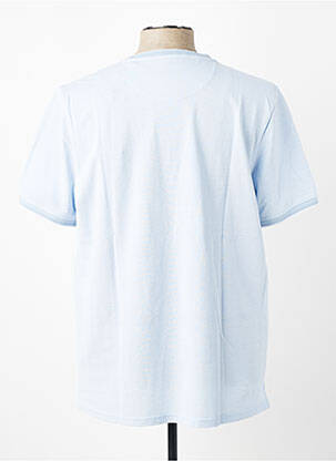 Tricou broderie mâneci scurte albastru FYNCH-HATTON bărbat