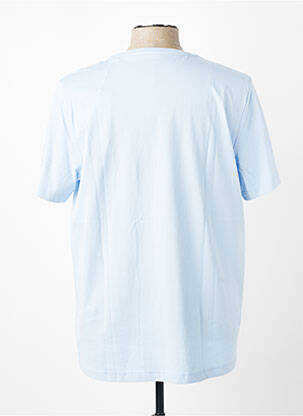 Tricou broderie mâneci scurte albastru FYNCH-HATTON bărbat