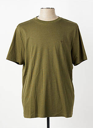 Tricou broderie mâneci scurte verde FYNCH-HATTON bărbat