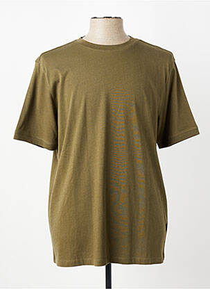 Tricou broderie mâneci scurte verde FYNCH-HATTON bărbat