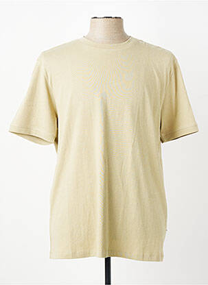 Tricou broderie mâneci scurte verde deschis FYNCH-HATTON bărbat
