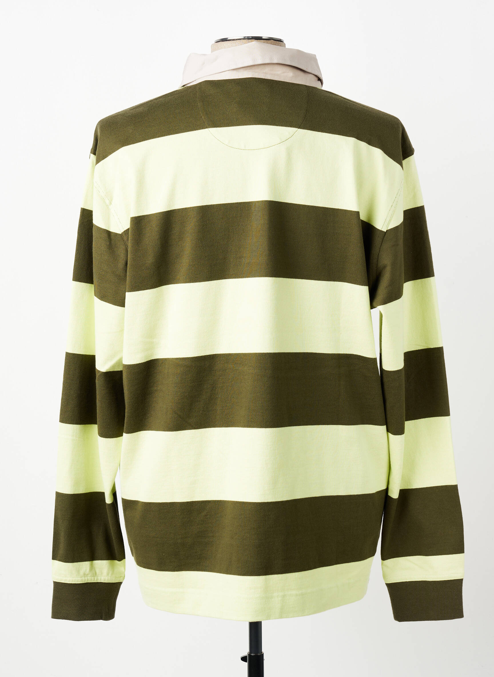Polo mâneci lungi mâneci lungi verde FYNCH-HATTON bărbat