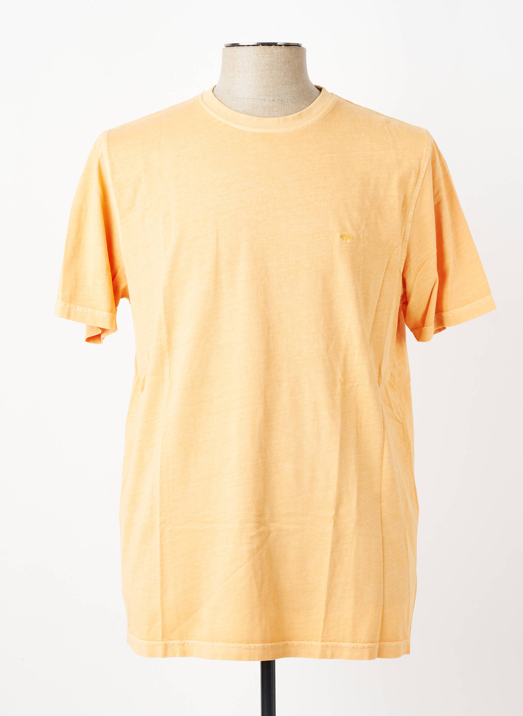 Tricou broderie mâneci scurte portocalie FYNCH-HATTON bărbat