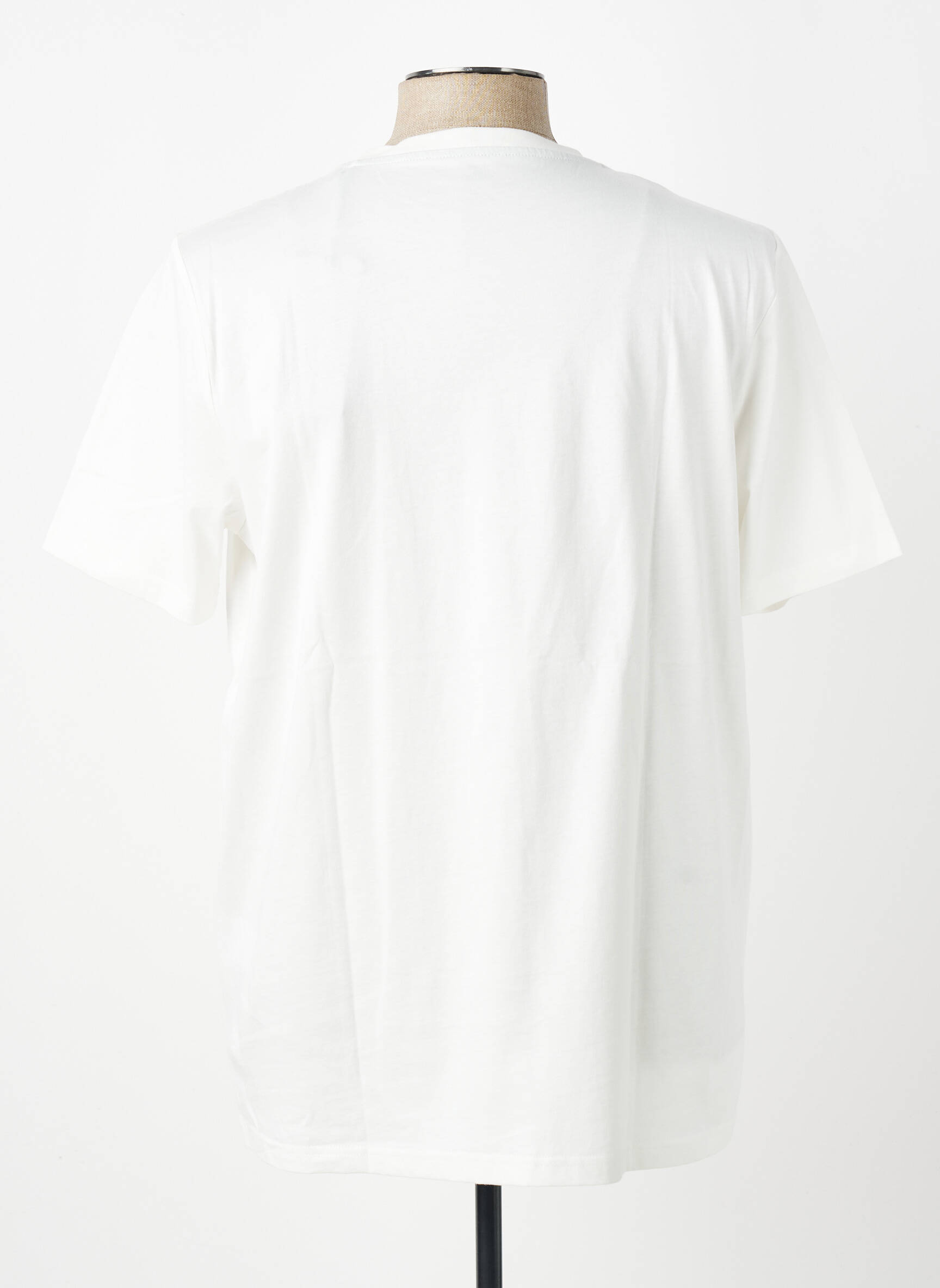 Tricou croială cambrată mâneci scurte alb FYNCH-HATTON bărbat