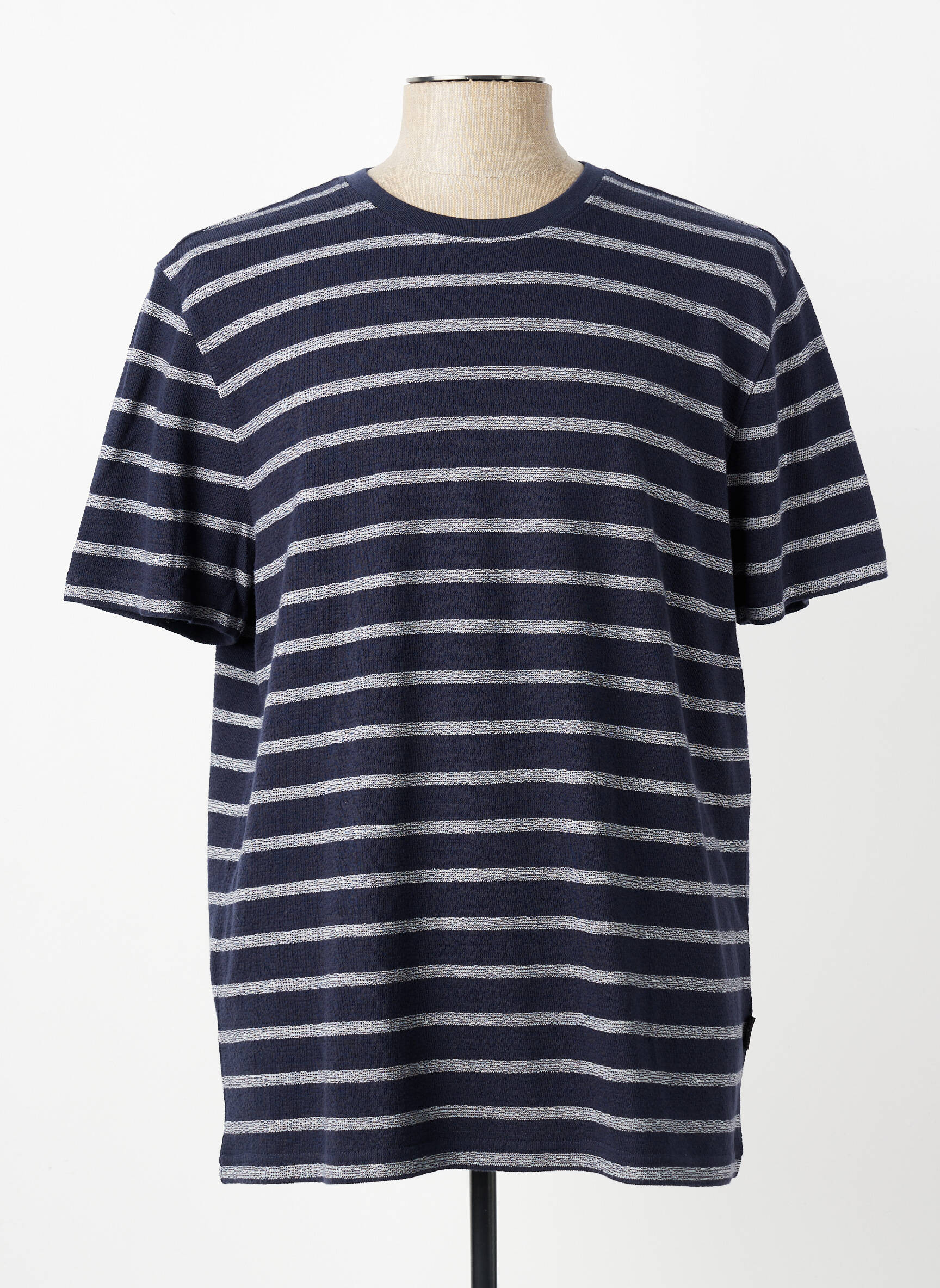 Tricou croială cambrată mâneci scurte albastru FYNCH-HATTON bărbat