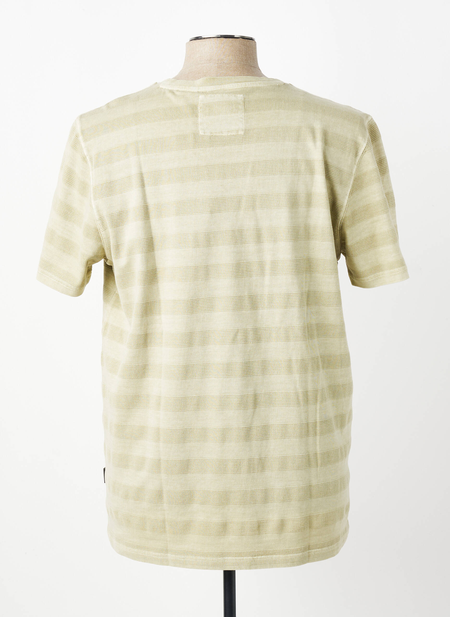 Tricou croială cambrată mâneci scurte verde FYNCH-HATTON bărbat