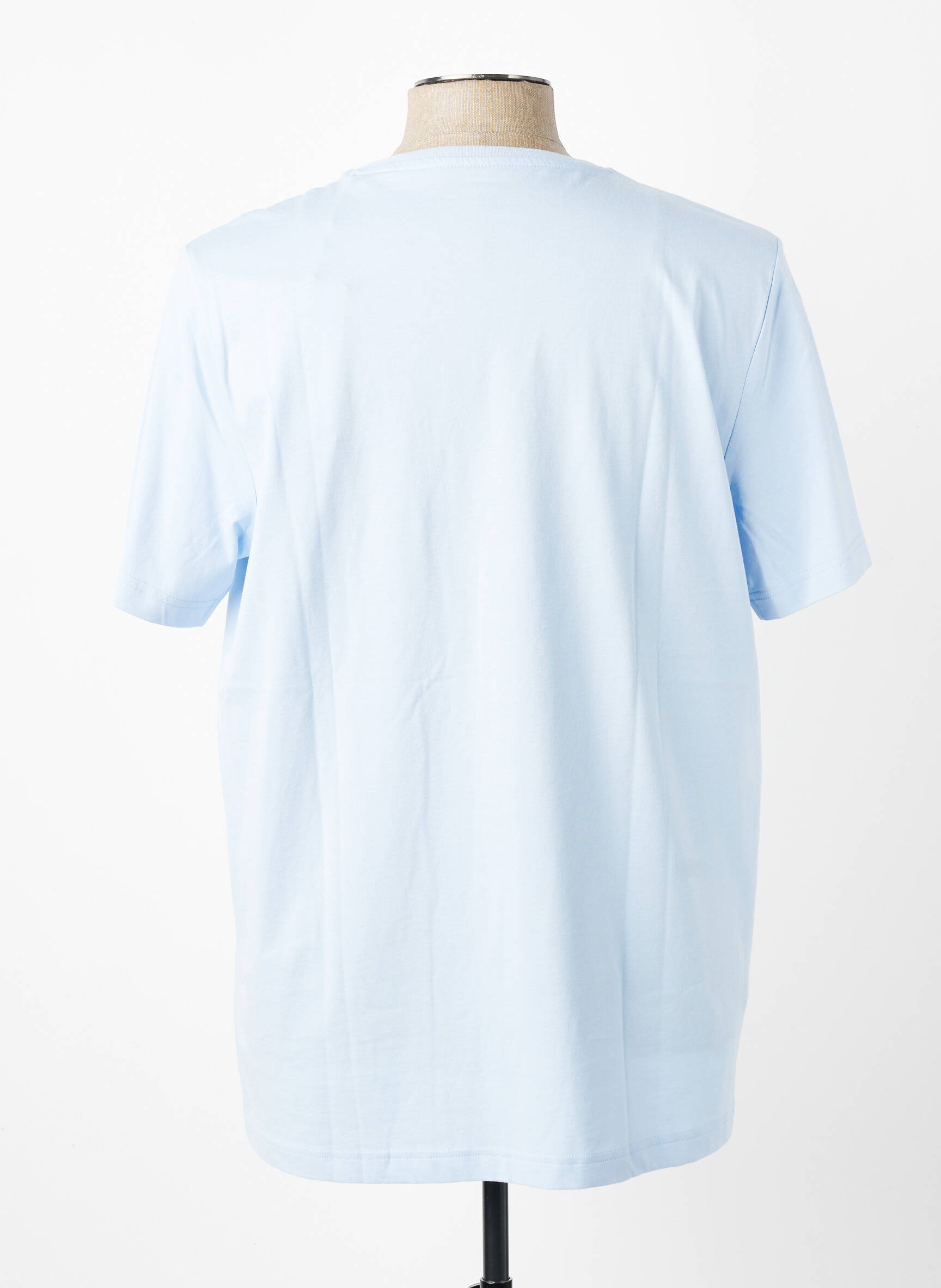 Tricou broderie mâneci scurte albastru FYNCH-HATTON bărbat