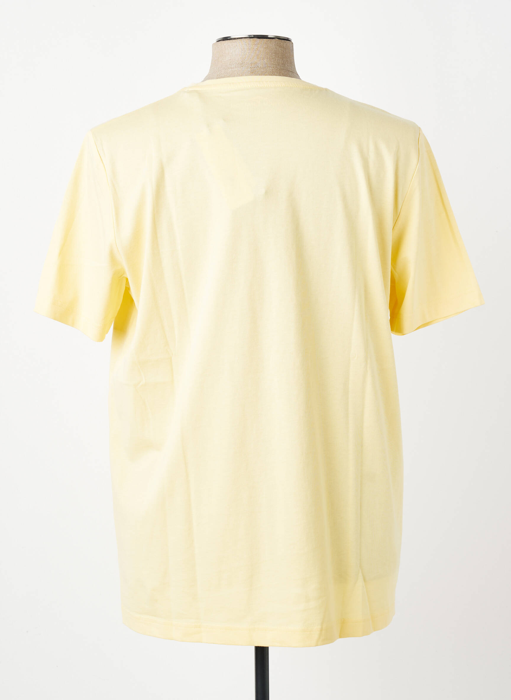 Tricou broderie mâneci scurte galben FYNCH-HATTON bărbat