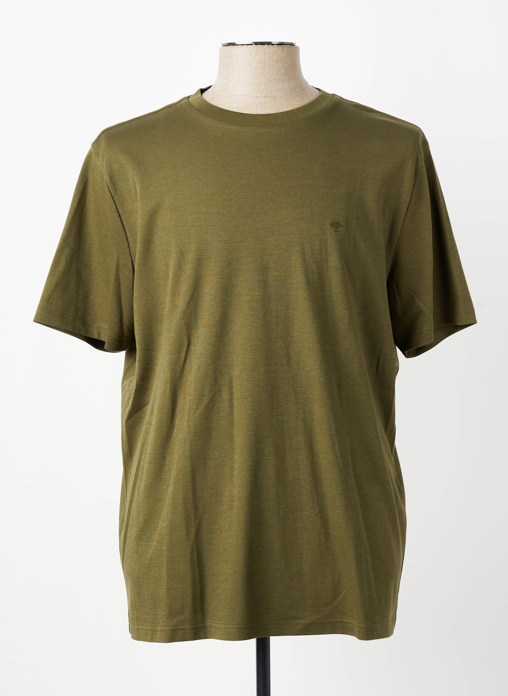 Tricou broderie mâneci scurte verde FYNCH-HATTON bărbat