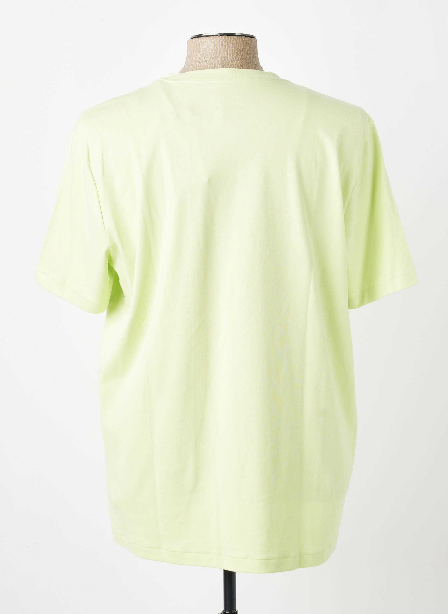 Tricou broderie mâneci scurte verde deschis FYNCH-HATTON bărbat