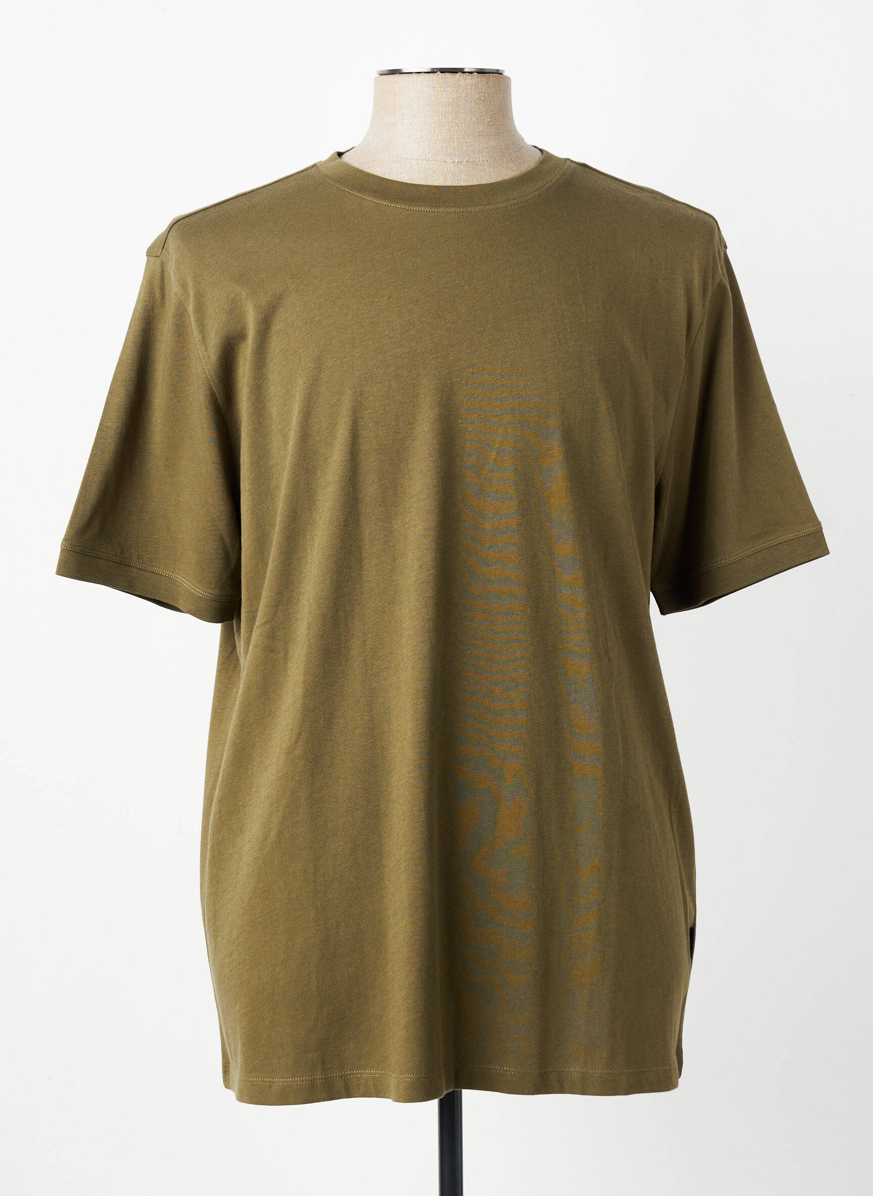 Tricou broderie mâneci scurte verde FYNCH-HATTON bărbat