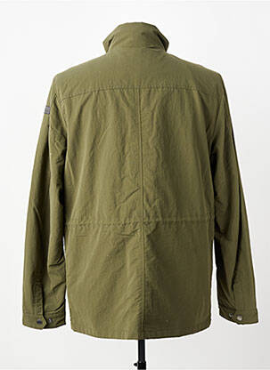 Parka finisaj interior căptușeală satinată fără glugă verde FYNCH-HATTON bărbat