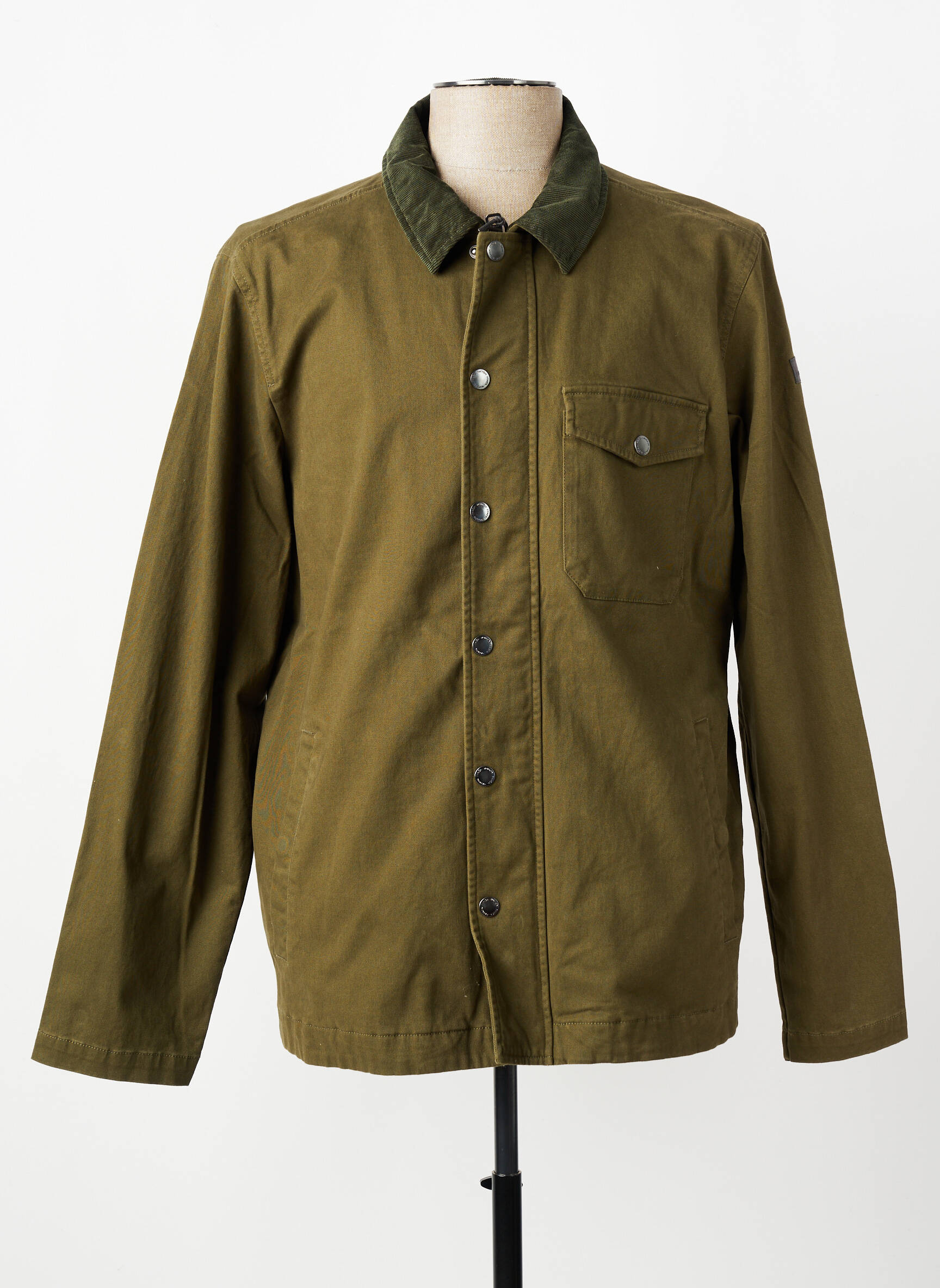 Parka mâneci lungi fără glugă verde FYNCH-HATTON bărbat