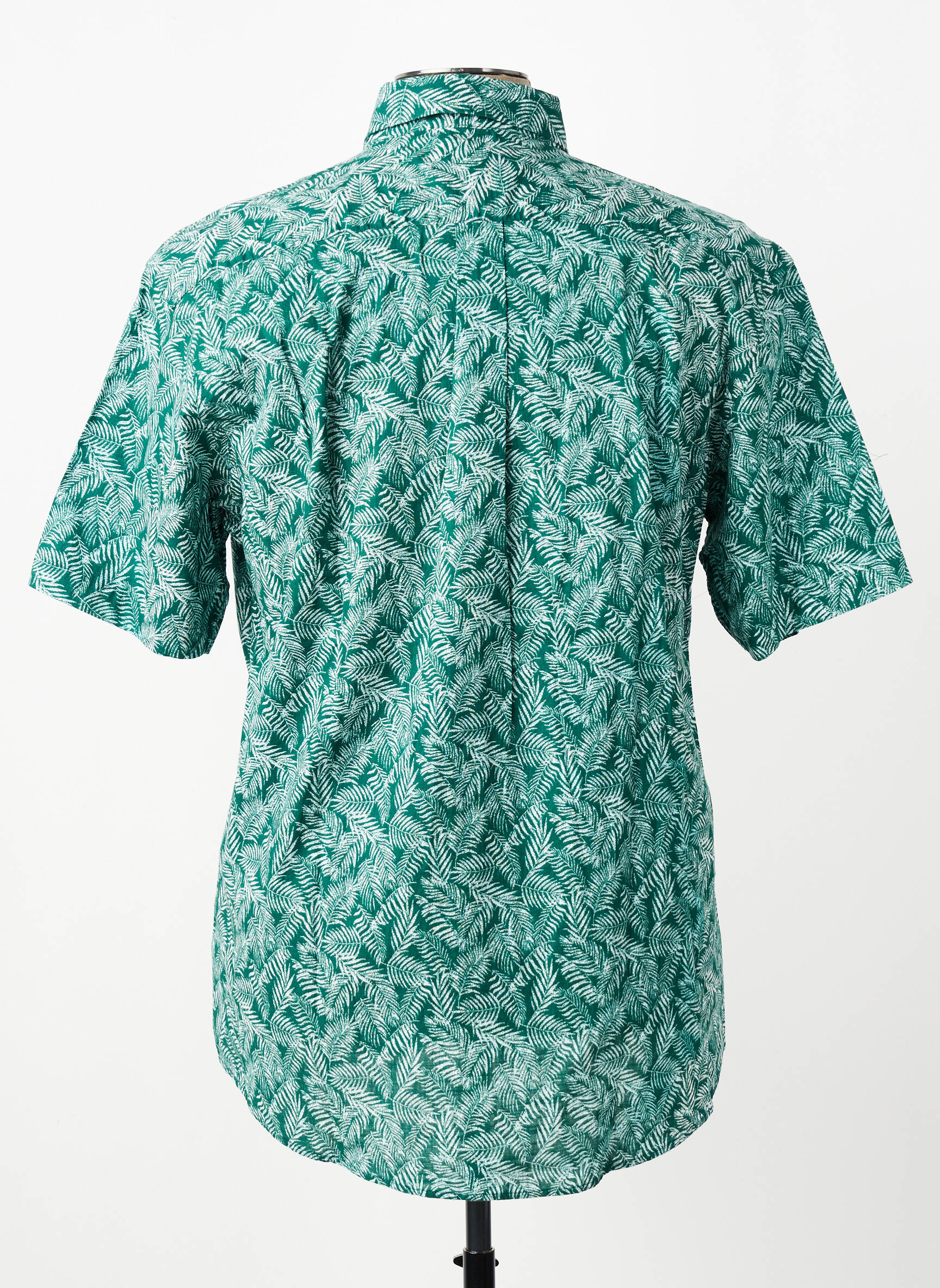 Cămașă cu mâneci scurte imprimeu tie and dye verde FYNCH-HATTON bărbat