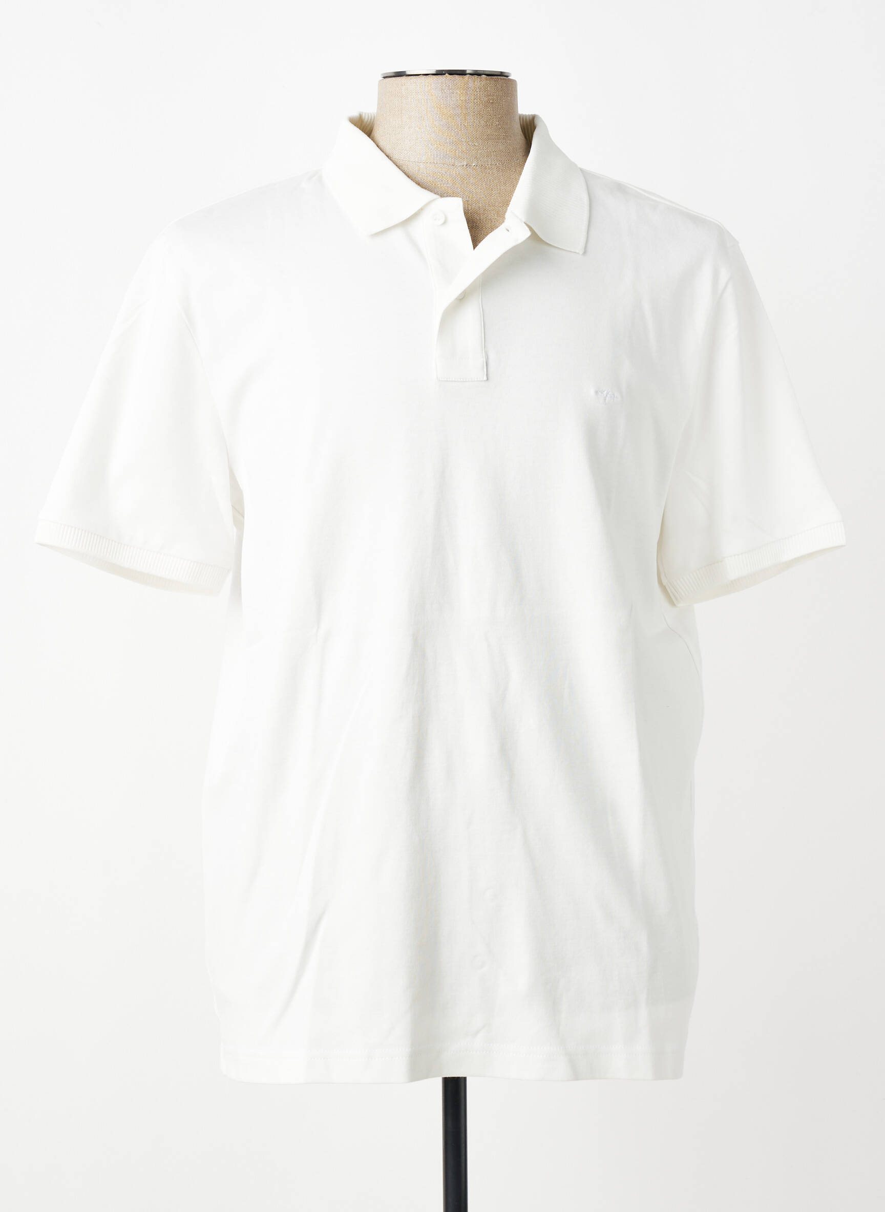 Tricou broderie mâneci scurte alb FYNCH-HATTON bărbat