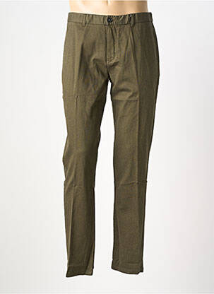 Pantalon chino țesătură melanj mărime normală verde FYNCH-HATTON bărbat