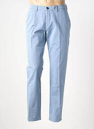 Pantalon chino țesătură poplin mărime normală albastru deschis FYNCH-HATTON bărbat