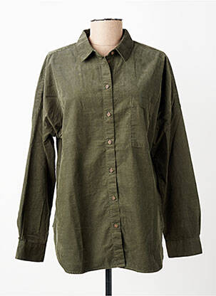 Cămașă croială cambrată mâneci lungi verde CAMEL ACTIVE femeie