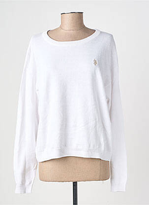 Pulover elasticitate mâneci lungi alb U.S. POLO ASSN femeie