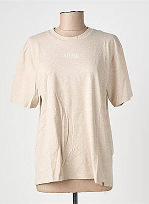 Tricou serigrafie mâneci scurte maro CAMEL ACTIVE femeie