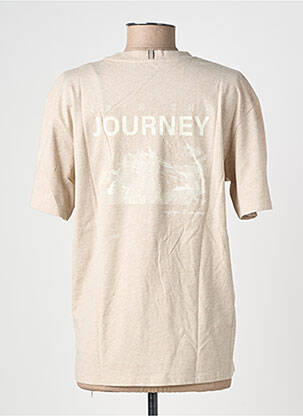 Tricou serigrafie mâneci scurte maro CAMEL ACTIVE femeie