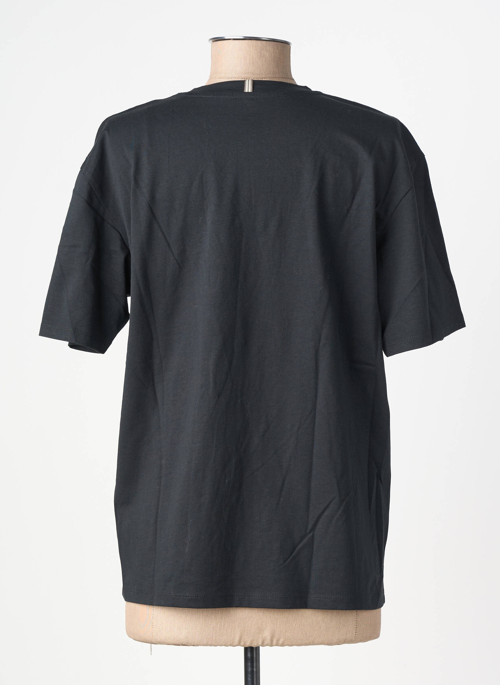 Tricou croială dreaptă mâneci scurte negru CAMEL ACTIVE femeie