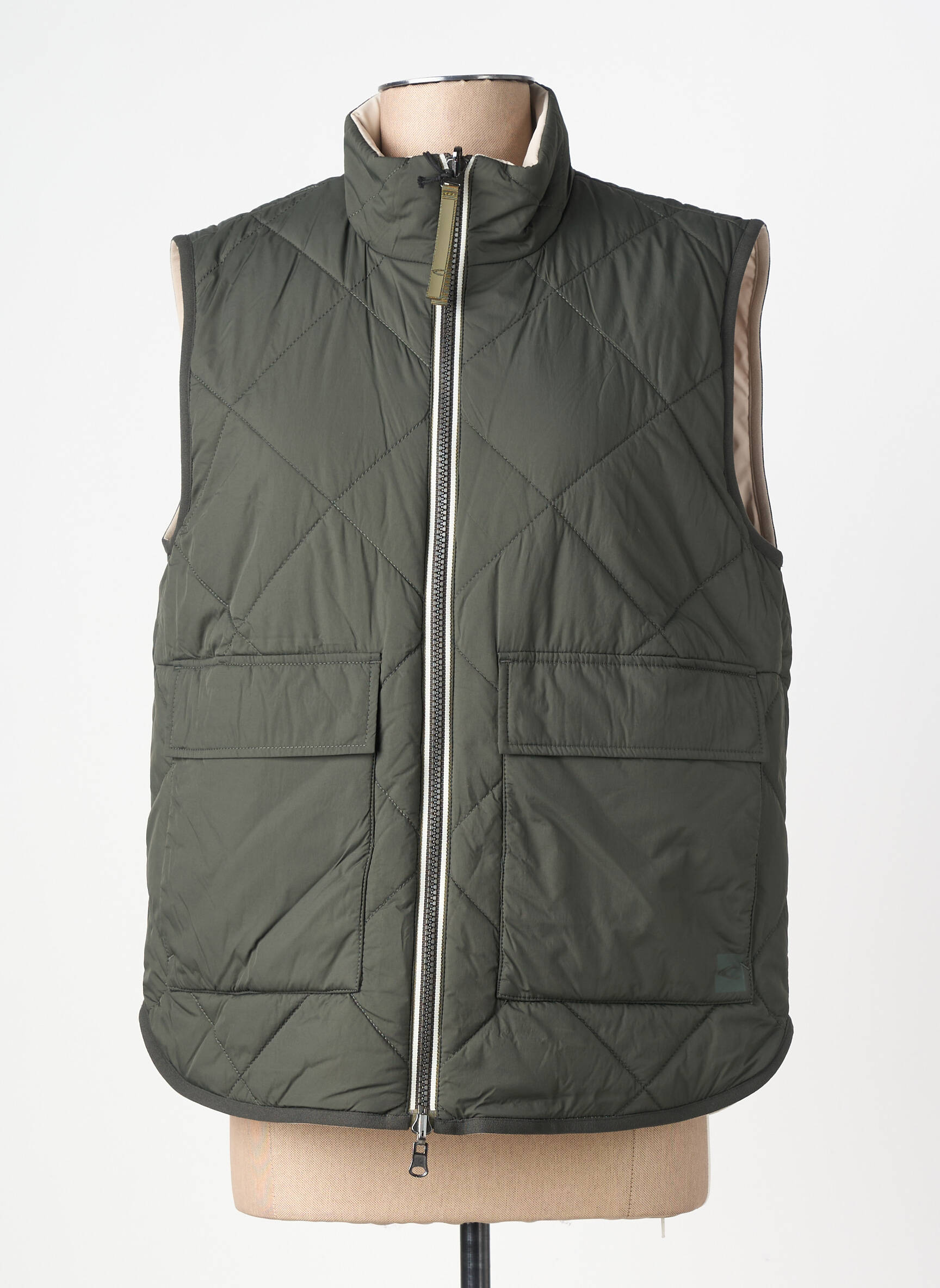 Geacă matlasată buzunare fără glugă verde CAMEL ACTIVE femeie